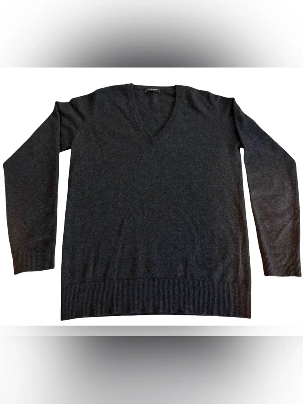 Costume National Homme Wool Angora Sweater Gray Crewneck Italy L Mens luxury